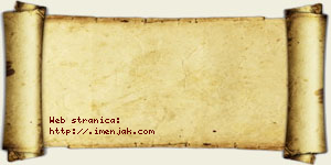 Anđa Brošković vizit kartica